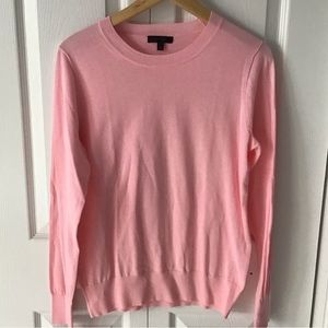 J Crew Pink Cotton Sweater Women’s Size M New